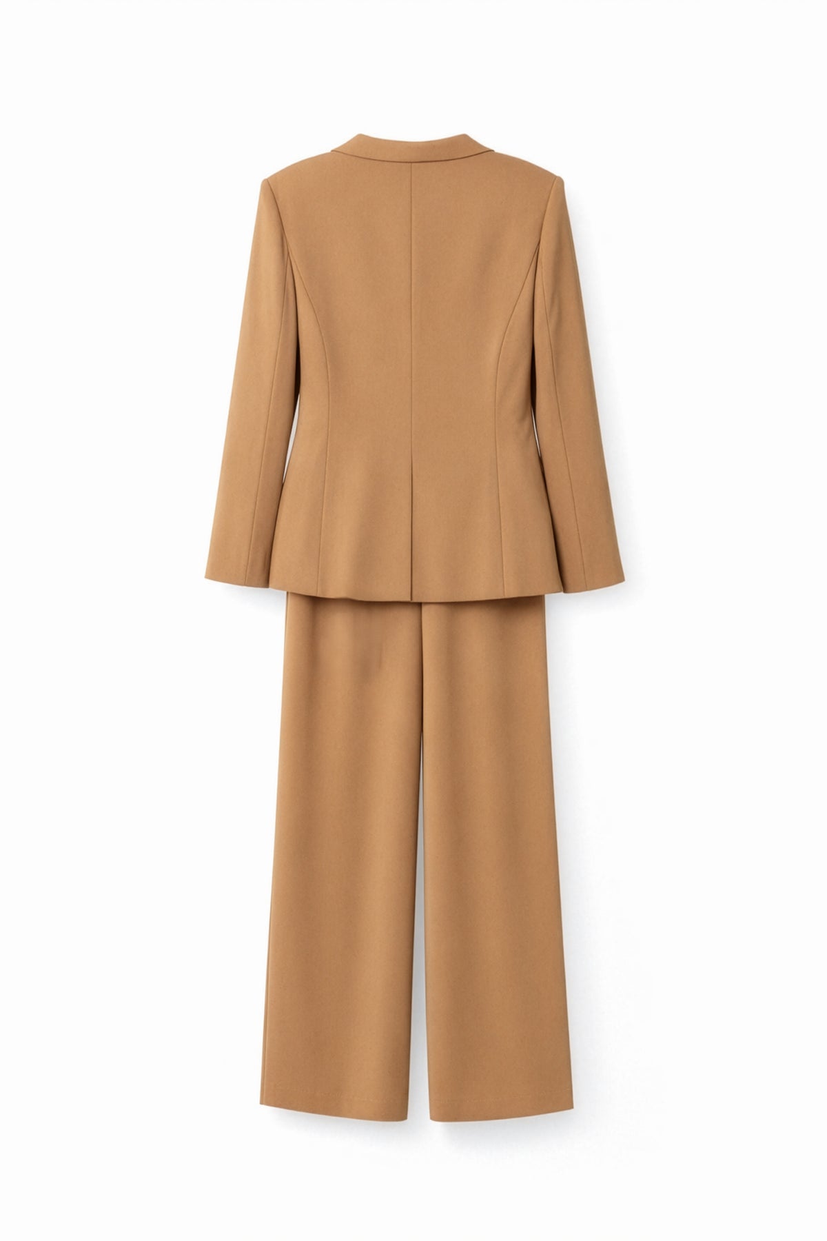 VIANA Signature Power Set – Camel - two-piece workwear set - styled view