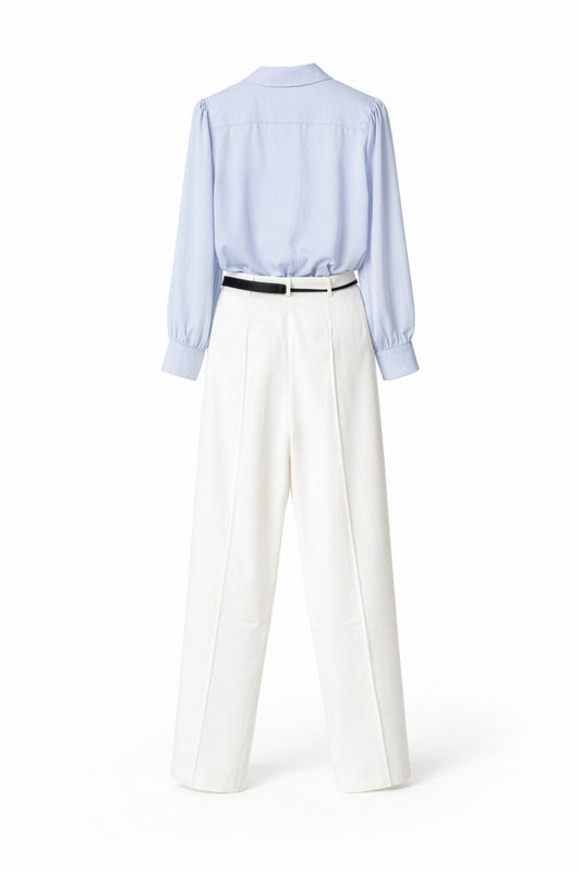 VIANA Signature Soft Set – Powder Blue & Ivory