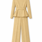 VIANA Signature Tailored Set – Sand - two-piece workwear set - styled view