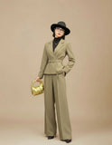 VIANA Signature Tailored Set – Sand - two-piece workwear set